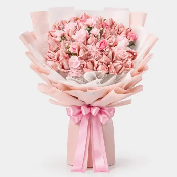 Blush Delight Money Bouquet