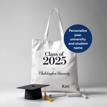 Personalized Graduation Tote Bag
