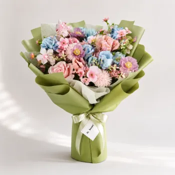 Mix Blooms Money Bouquet