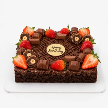 Berry Choco Brownie Cake 2lbs