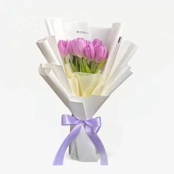 Purple Tulips Bouquet