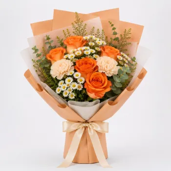 Our Fantasy Orange Roses