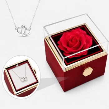 Silver Color Heart Necklace