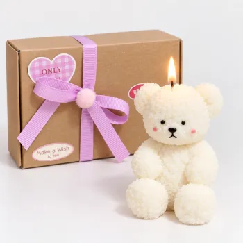 Fluffy Bear Scented Candle