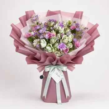 Purple Money Bouquet