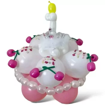 Pink Tiara Cake