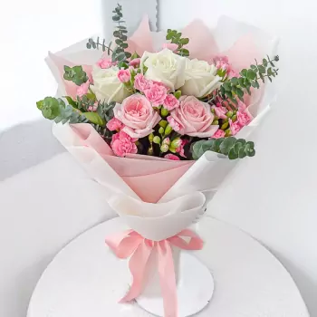 Pretty In Pink Bouquet - Potico.co.th | Same-Day Flower Delivery | Best ...