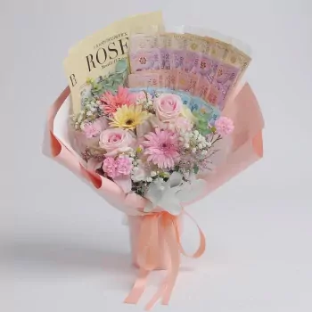 Smiley Money Bouquet