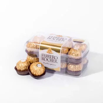 16 Ferrero Rocher.
