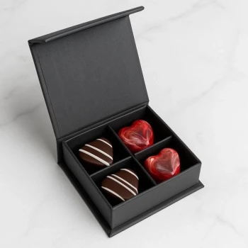 Coeurs Pistachio Kunafa and Vegan Coconut Salted Caramel Bonbons Box
