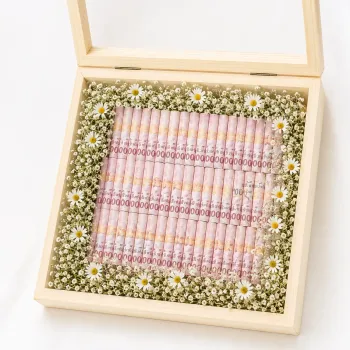 Crimson Elegance Money Box
