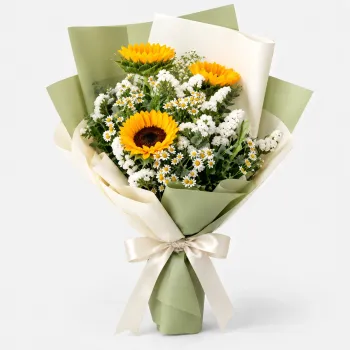 Lively Summer Sunflower Charm