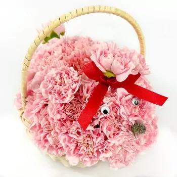 Pinky Cotton Basket