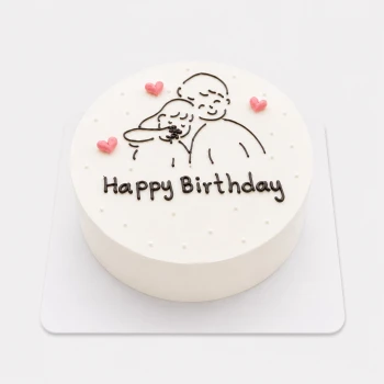 Valentine's Couple Cake 1 lb