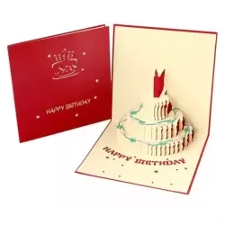 Birthday Cake Pop-up Card.