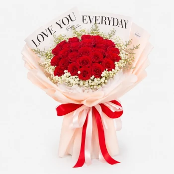 18 Red Roses Forever With You
