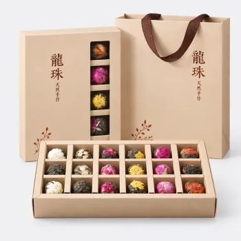 Floral Pu-erh Tea Pearls Gift Set