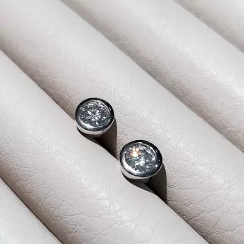 0.5-Carat Elite Round-Cut Moissanite Diamond Earrings