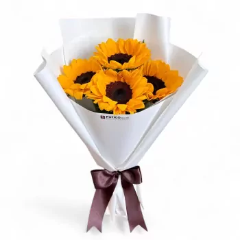 4 Sunflowers Bouquet