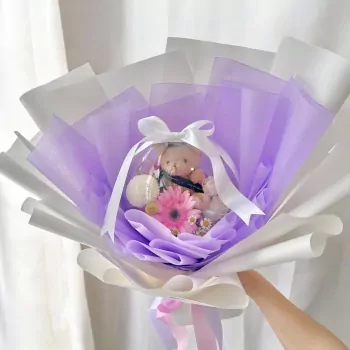 Purple Dream Graduation Bouquet
