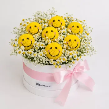 Smiley Fresh Flower Box