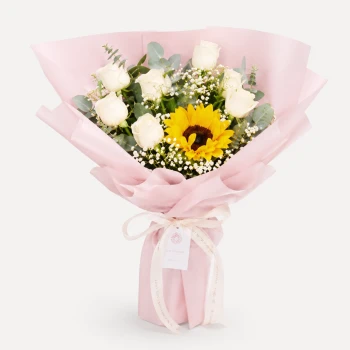 Golden Radiance Sunflower Bouquet