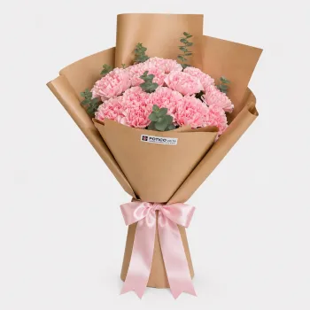 Teenage Pink Carnation Bouquet