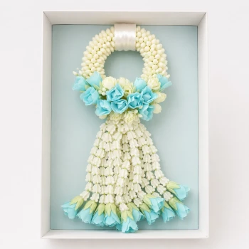 Baby Blue Artificial Malai