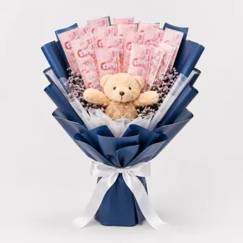 Hide and Seek Money Bouquet - No Money