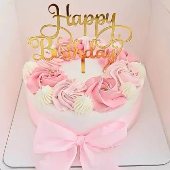 Pinky Princess Birthday Cake Design - 6 inch 1.8kg, Food & Drinks, Homemade  Bakes on Carousell