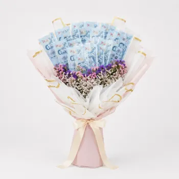 My Pinky Money Bouquet - No Money