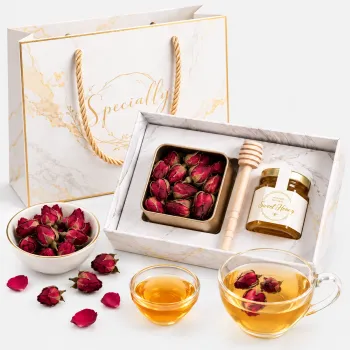 Rose Tea Honey Gift Box