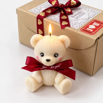 Teddy Candle Set