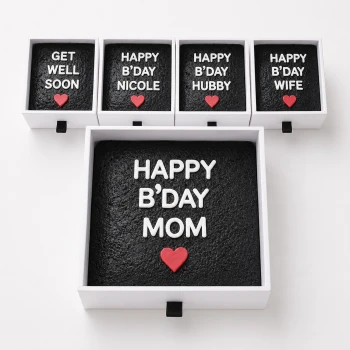 Personalised Signature Brownie Slab
