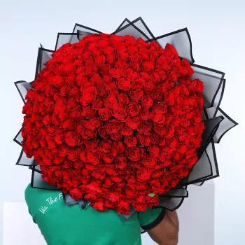 300 Red Roses Spectacular Love