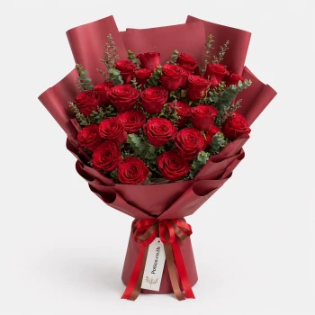 25 Red Roses Bouquet