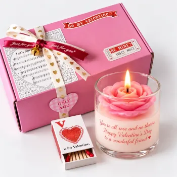 Rose Candle Set