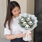 Fluffy Panda Posy 2