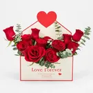 Red Roses Love Forever Envelope