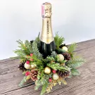 Champagne Floral Arrangement for New Year's Eve - Standard