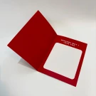 Red card open, with "Reasons Why I Love You" printed above a blank white space.