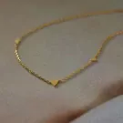 Titanium Steel Heart Necklace - Steel Dainty Heart Necklace