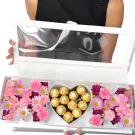 Pink Mom Box with Ferreros - Pink