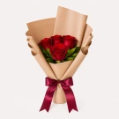 4 Premium Red Roses