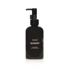 Black pump bottle of YAHN Hair Shampoo with text labels.