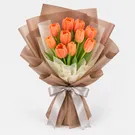 Orange Tulips Bouquet 2