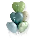 Mint Breeze Heart Balloon Set - Standard