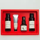 Yahn premium healing beauty set in a red box, featuring hair shampoo, hand cream, body wash spray, and body wash.