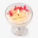 Customizable Hidden Message Flower Candle 5