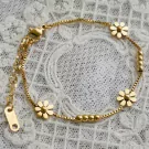 Daisy Flower Bracelet - 15 cm - Standard